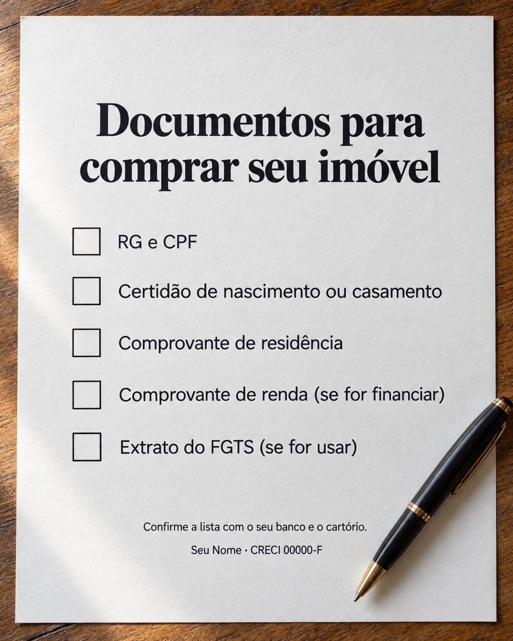 Resultado com o comando